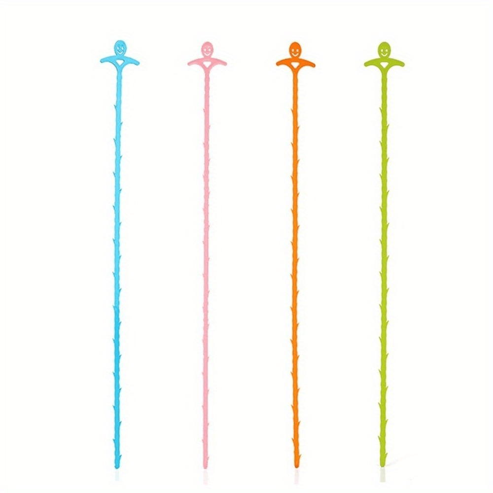 Set Of 3 Flexible Plastic Tools Designed To Remove Hair Clogs From Sinks, Suitable For Kitchen And Bathroom Use