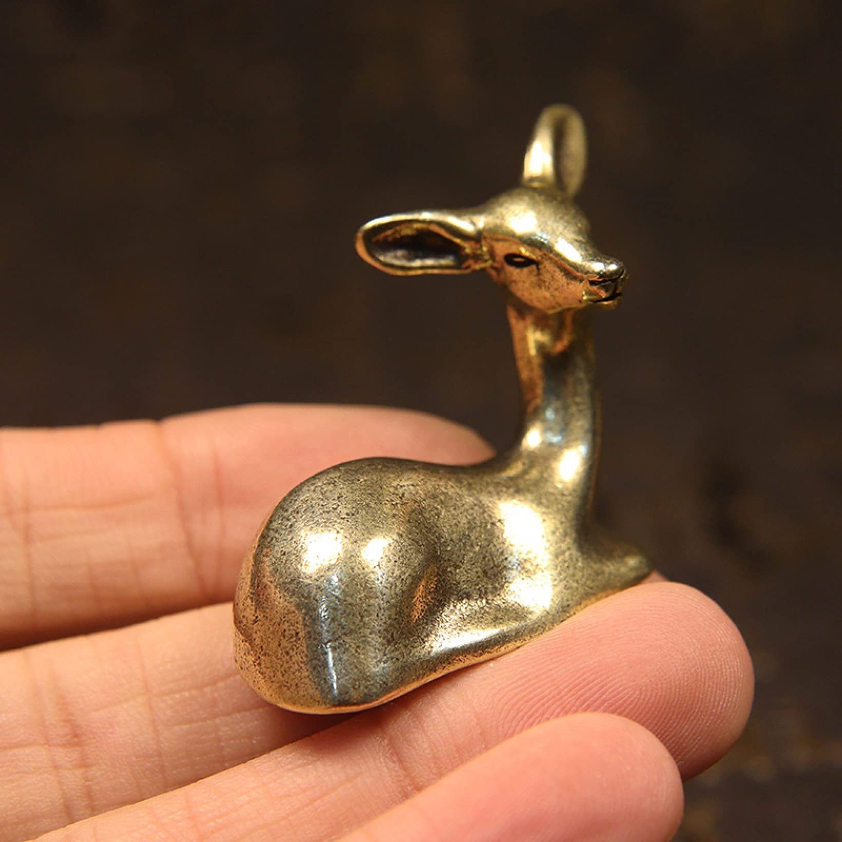 Solid Brass Deer Statue deals