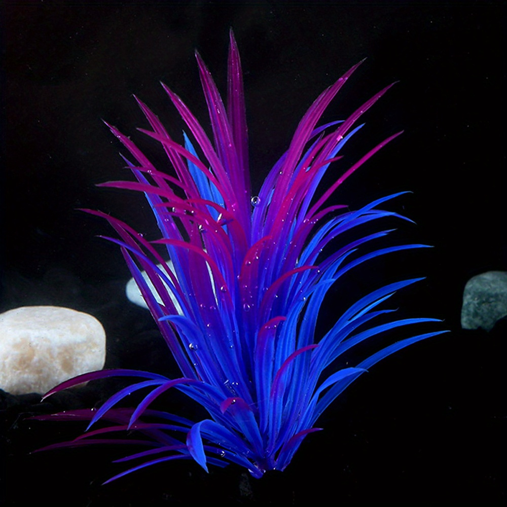 1pc Aquarium Plastic Aquatic Plants - Realistic Water Grass Fish Tank Decor With For Fish Habitat, Aquarium Landscape Decoration Suitable For Fish Tanks,, Aquariums
