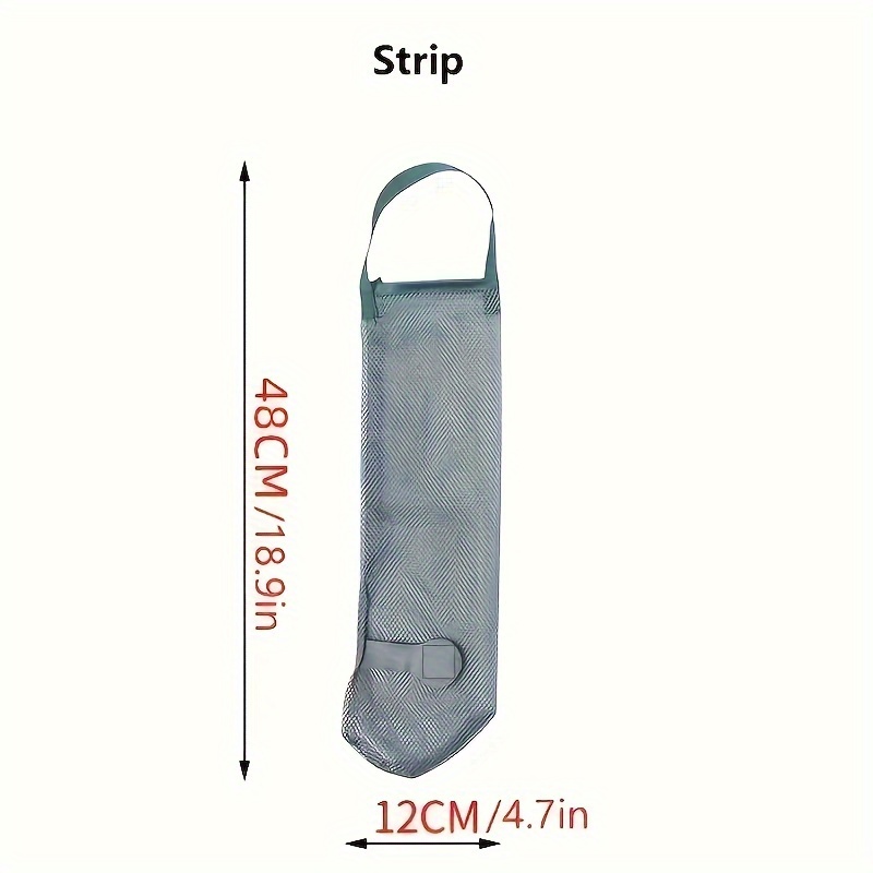 versatile kitchen storage mesh bag wall mounted breathable organizer for fruits vegetables   saving design details 9