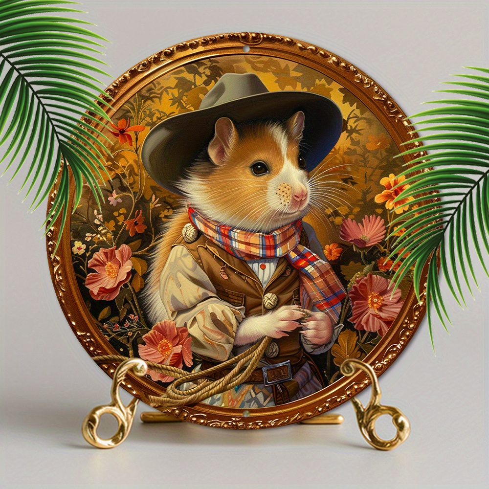 Hamster Aluminum Sign Metal Wall Art Temu