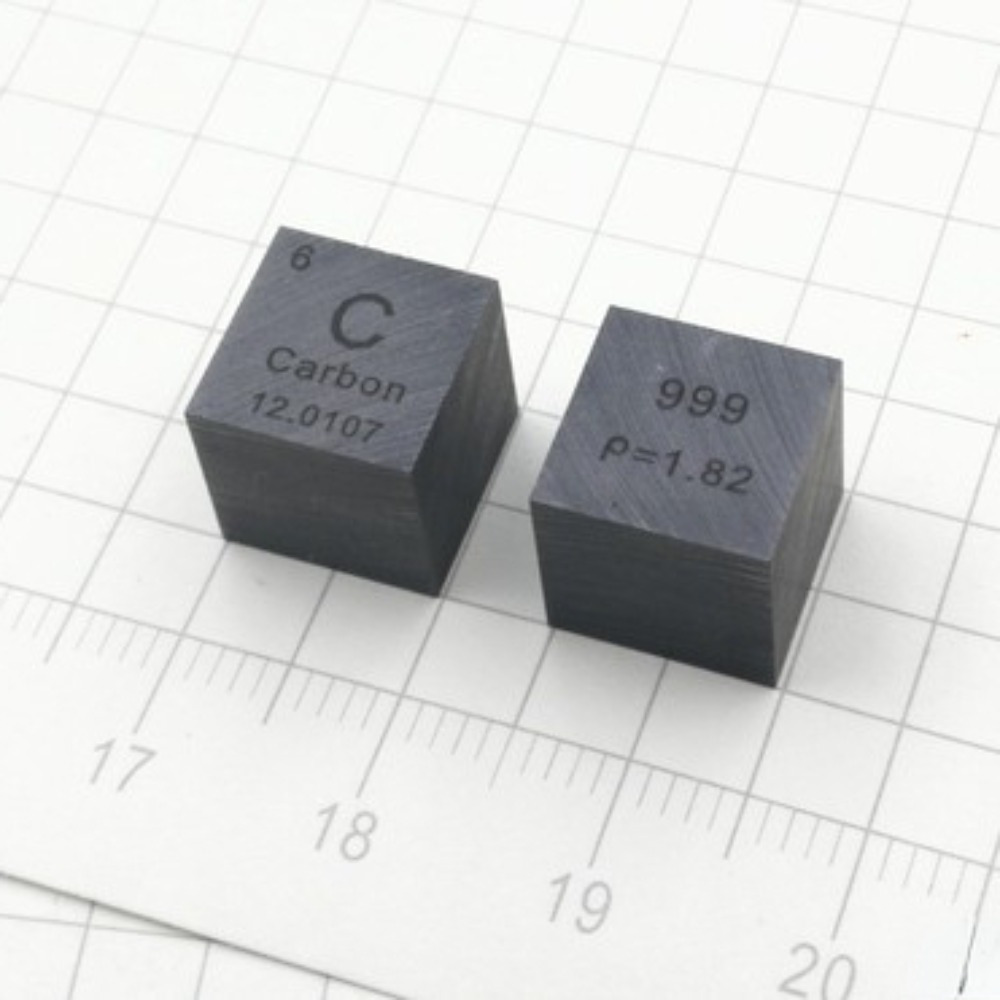

Pure Carbon Cube 10mm - Educational Periodic Table Element Block, Perfect For Chemistry Enthusiasts & Gifts