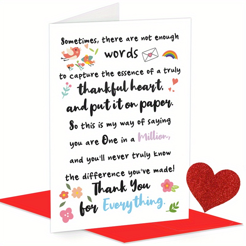 

Thank You Card With Poem For Teachers, Bosses, – Appreciation And