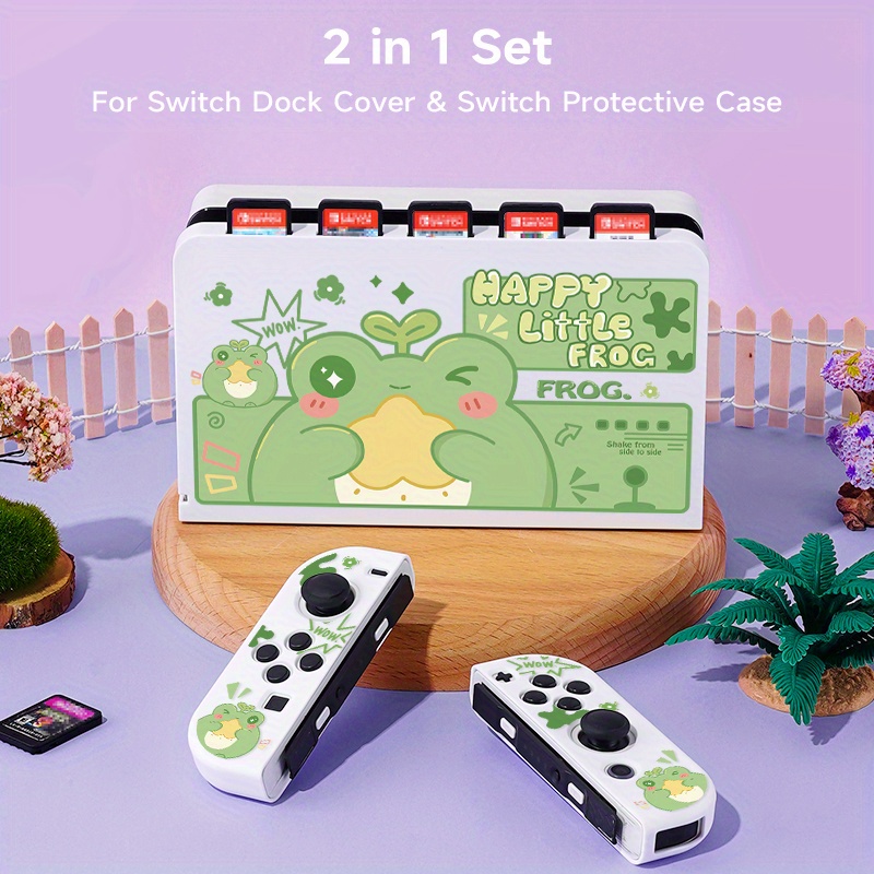 switch oled/switch ns için 2 adet kurbağa oyun temalı - Temu Austria