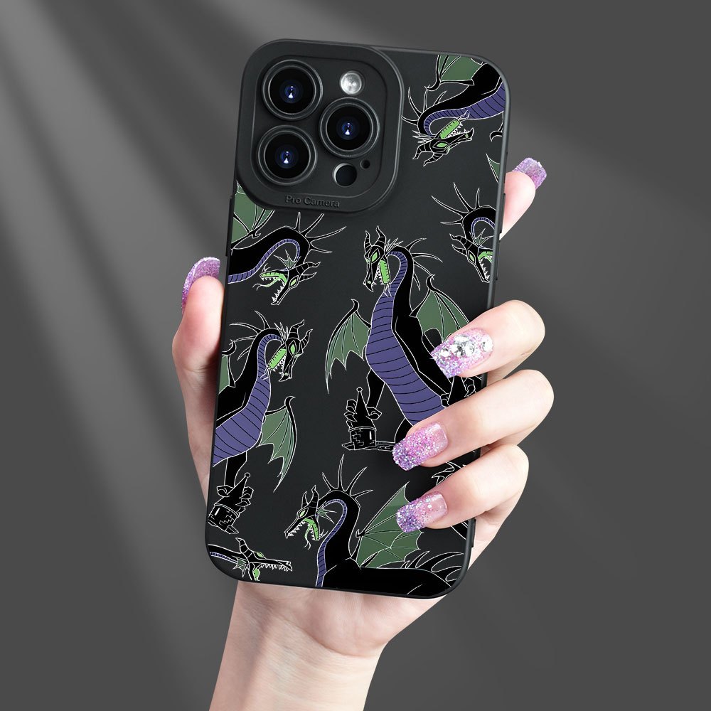 

Witchy Dragon Design Tpu Phone Case Bundle With Grip Holder - Compatible With X/xs/xs Max/xr/7/8/7plus/8plus/se2/se3, 11 Series, 12 Series, 13 Series, 14 Series, And 15 Series