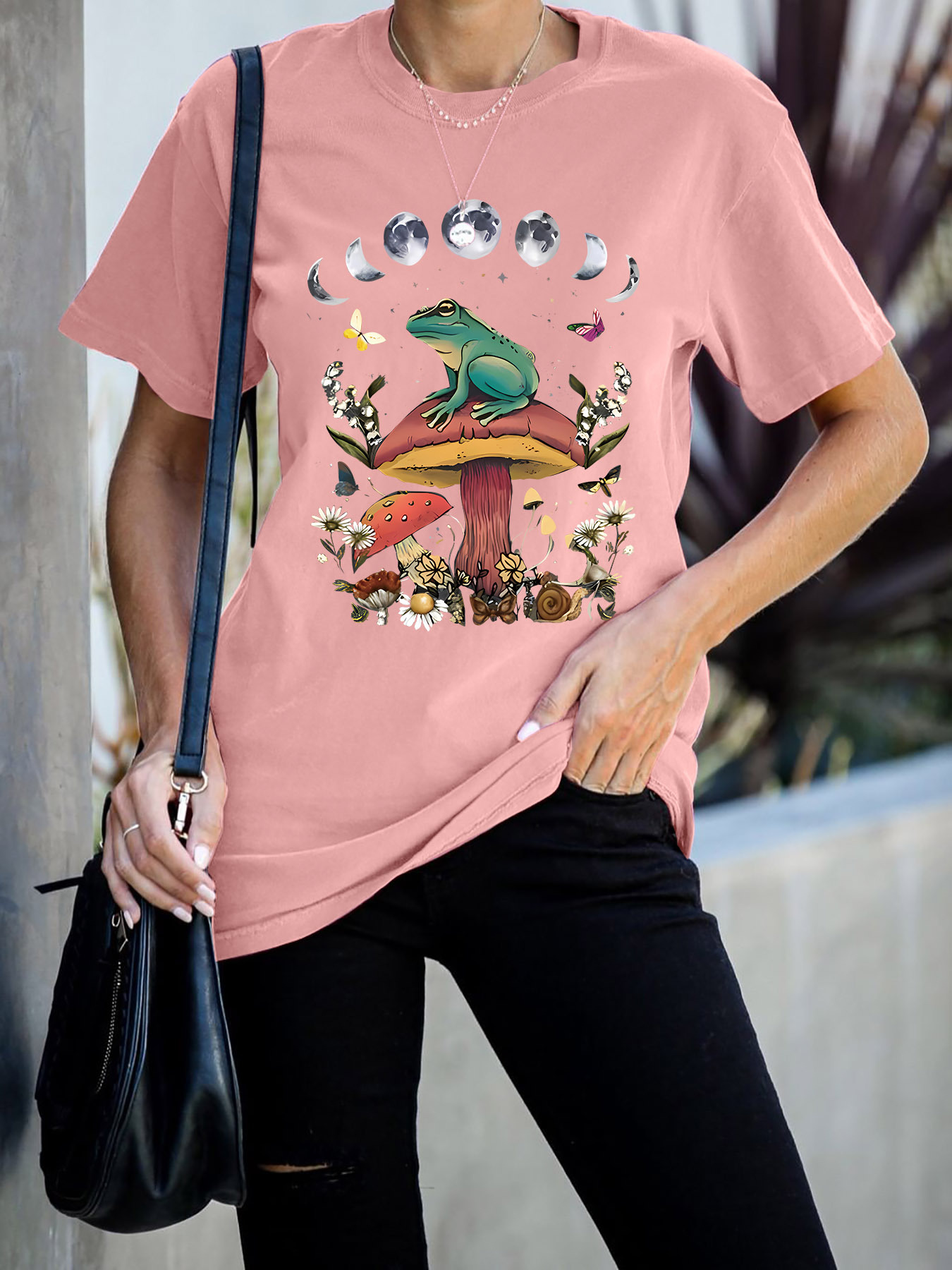Maglietta Donna Uomo Con Rana – T-shirt Originale In Cotone
