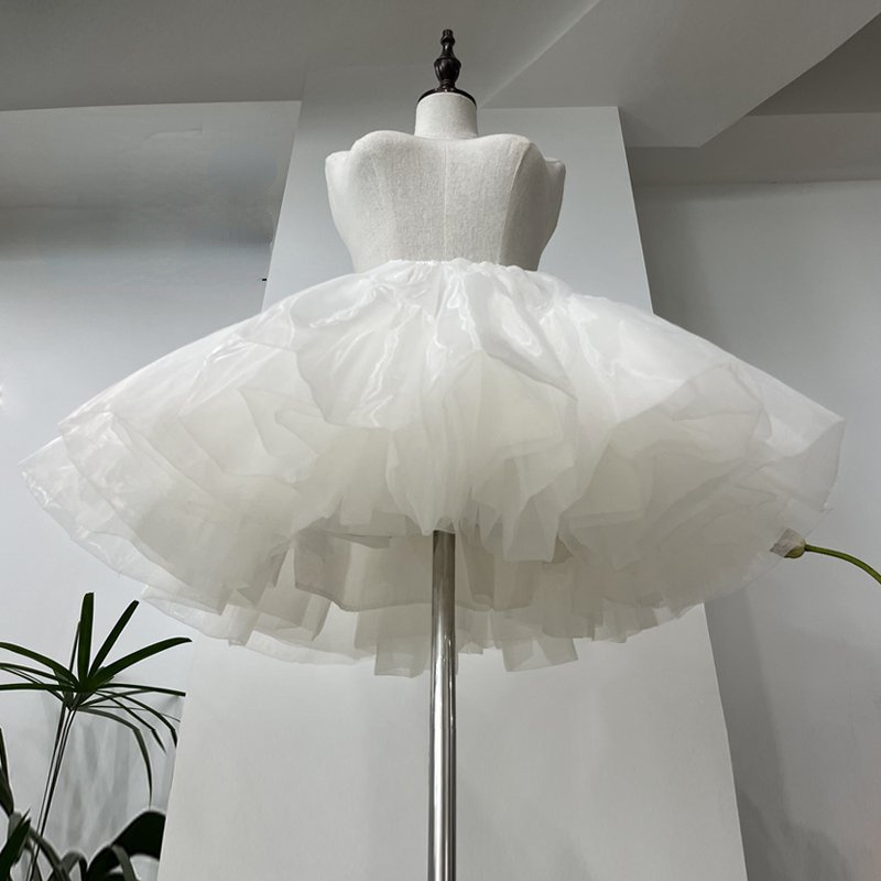 

Sporty Fluffy Petticoat Tutu Skirt With 6 Layers Of Soft Tulle - Polyester Underskirt For Dresses And Skirts, Voluminous Short Petticoat For Women