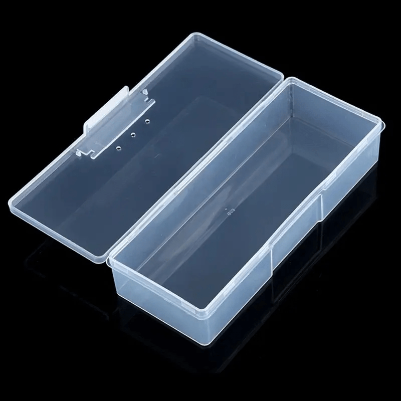 

Multifunctional Transparent Storage Box For Makeup And Nail Art Tools, Pencil Case For School And Office Supplies, Tool Storage, Pencil Box