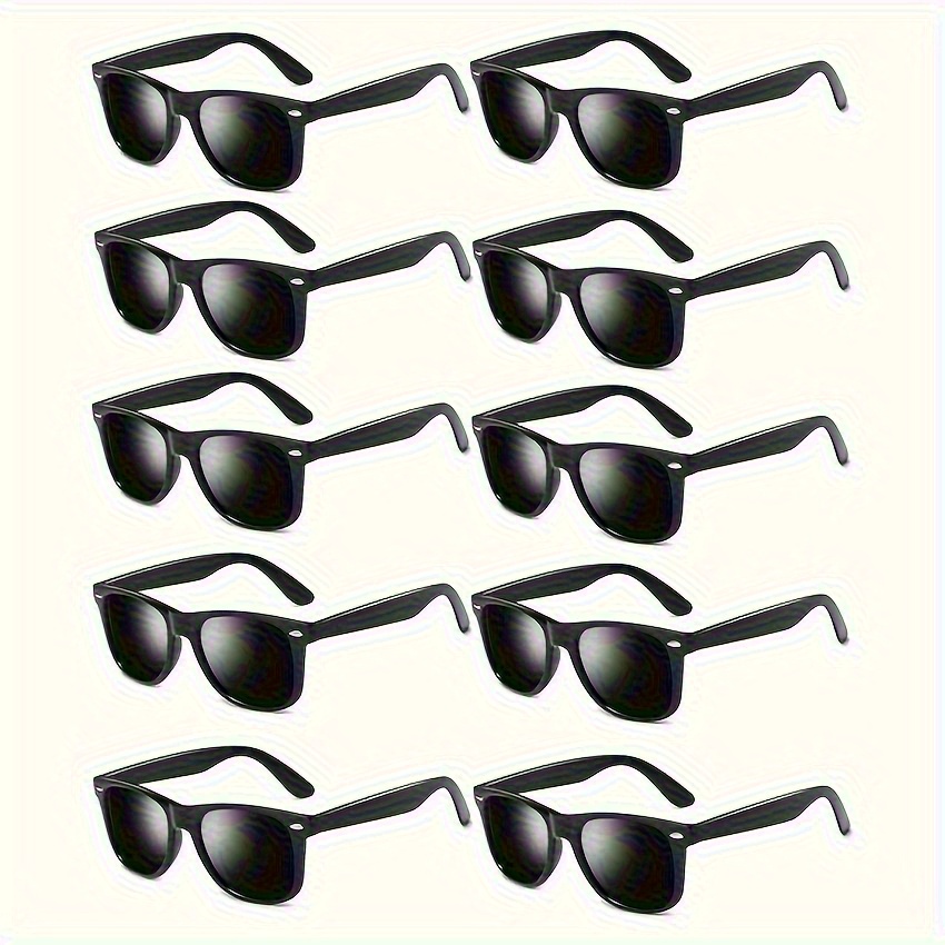 

10pcs Retro Classic Fashion Glass, 80s Party For Adult Party Favors, Holiday Decors, Daily Accessories