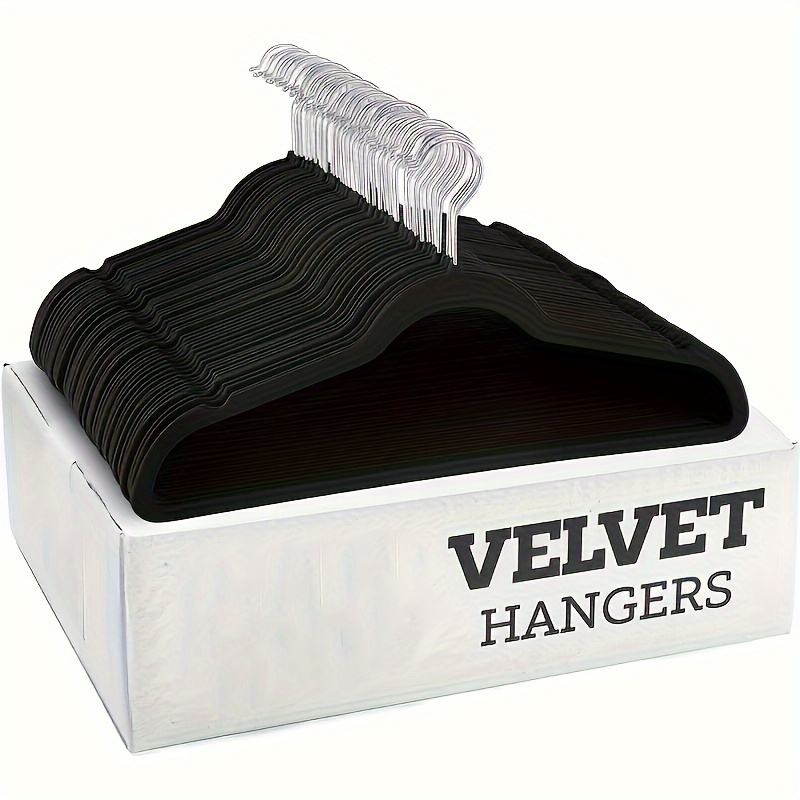 

10-pack Velvet Non-slip Hangers With Durable Leg Binders - Perfect For Home & Retail Decor, Kitchen, Bathroom, And Bedroom Organization Hangers For Clothes Velvet Hangers For Clothes