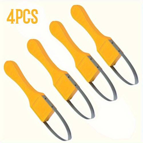 4pcs durable plastic garden hand weeder shaped fork tip puller hand weeding removal cutter tool for garden lawn farm use