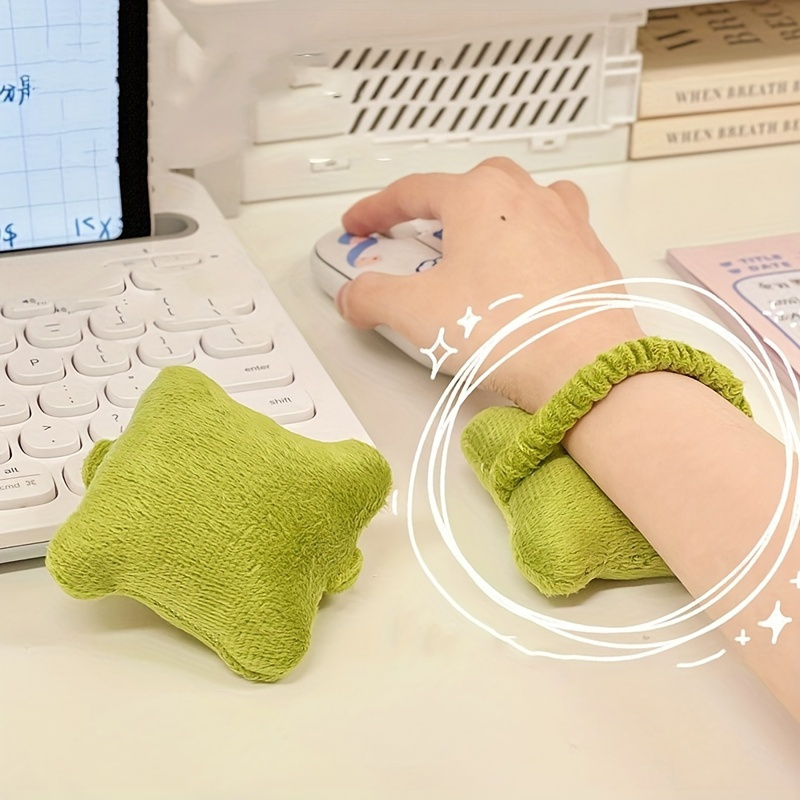 

Ergonomic Wrist Support Pillow For Office Workers - Non-electric, Comfortable Hand Rest For Keyboard , Wrist Protection Cushion For Office Use