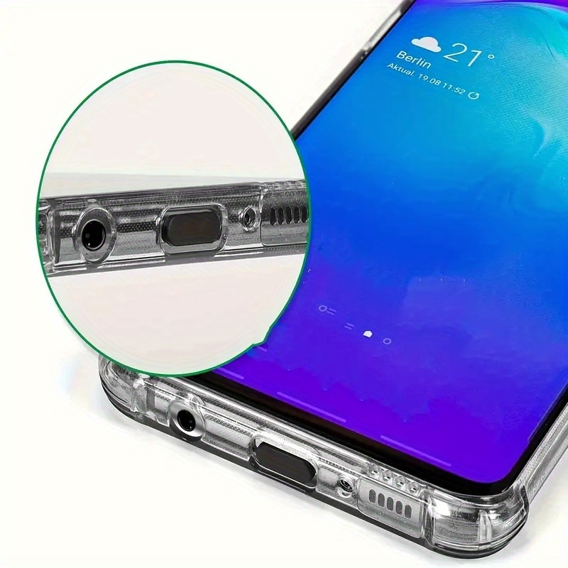 10-Pack Silicone Anti-Dust Plugs for Type-C Mobile Phone Charging Ports - Durable Protective Covers