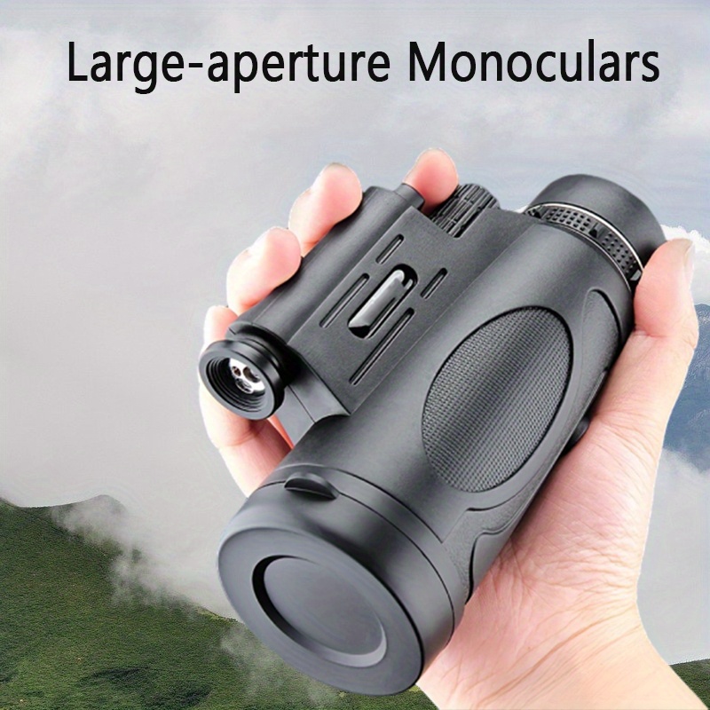 

Hd Professional Monoculars, Powerful Monoculars, 12x42 Portable Telescopes, Durable Bak4 Prism With Phone Clip And Tripod, Perfect For Traveling, Camping, Hiking, Bird Watching, Birthday Gifts
