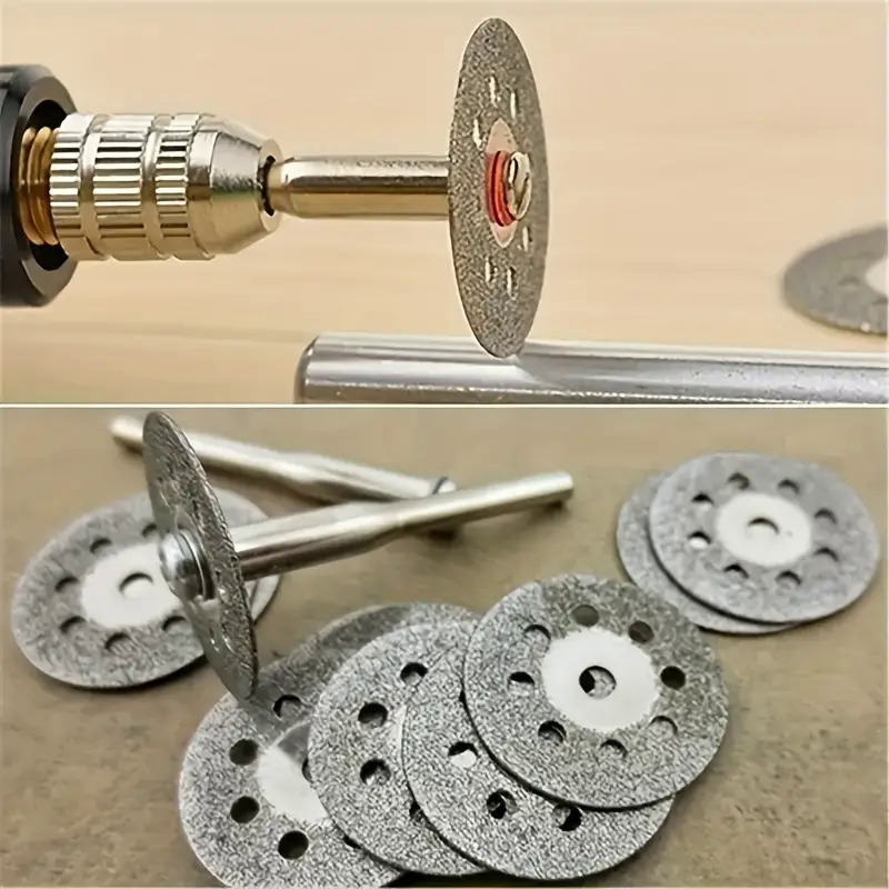 

12pcs Diamond , Diamond Metal Cutting Disc, Marble Glass Cutting Machine, Include2pcs 3mm For Rsuitable For Carving, Cutting Products