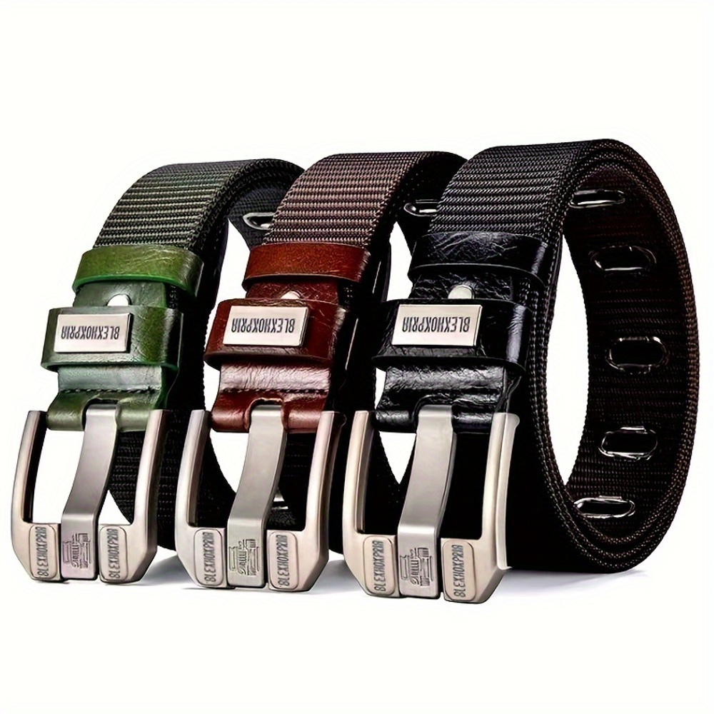 

Stylish And Durable Men's Nylon Belt - Ideal Gift For Father Or Husband!
