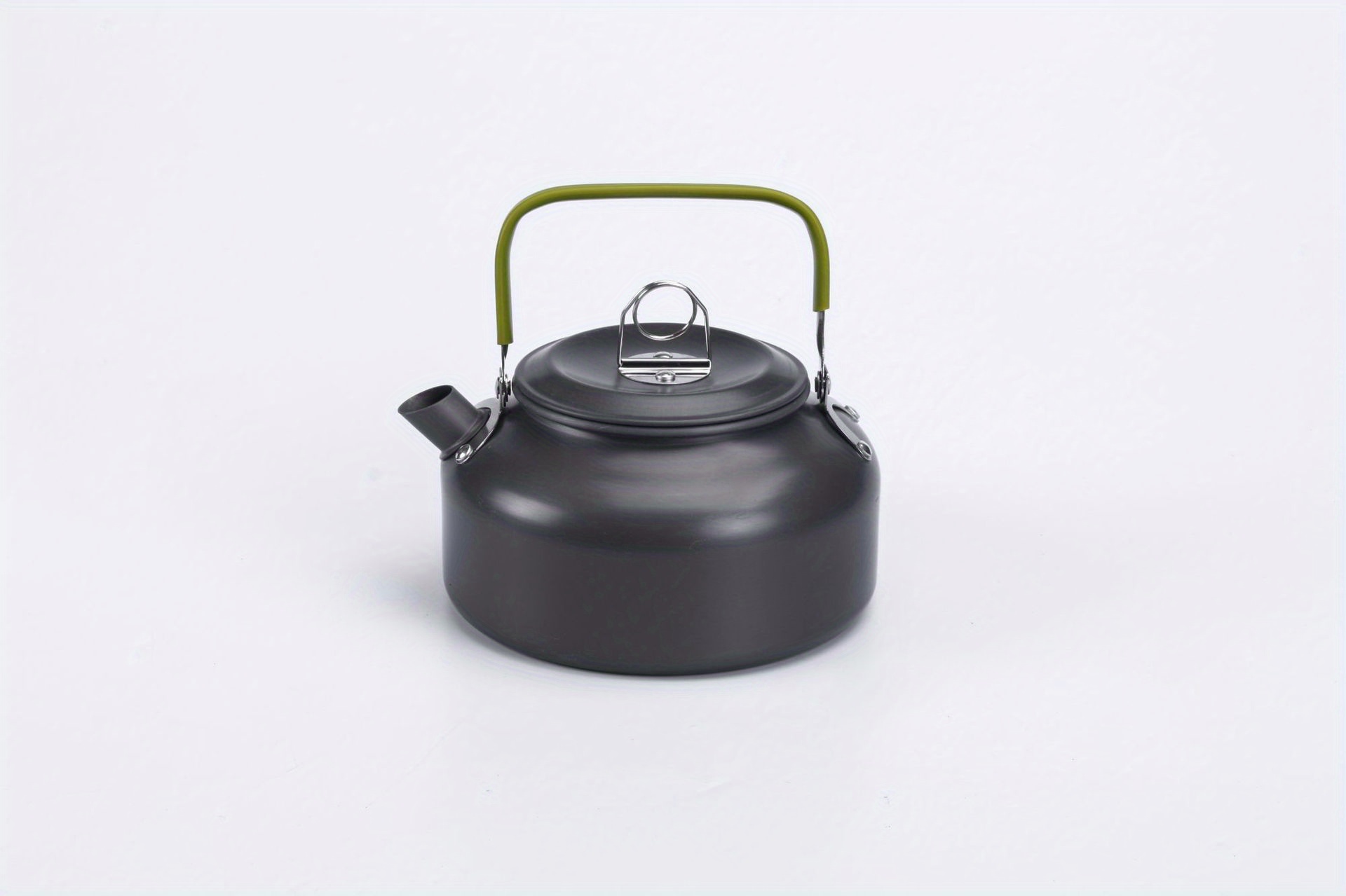 portable aluminum camping cookware set   pot pan teapot with foldable utensils for 2 3 people   hiking bbqs picnics details 11