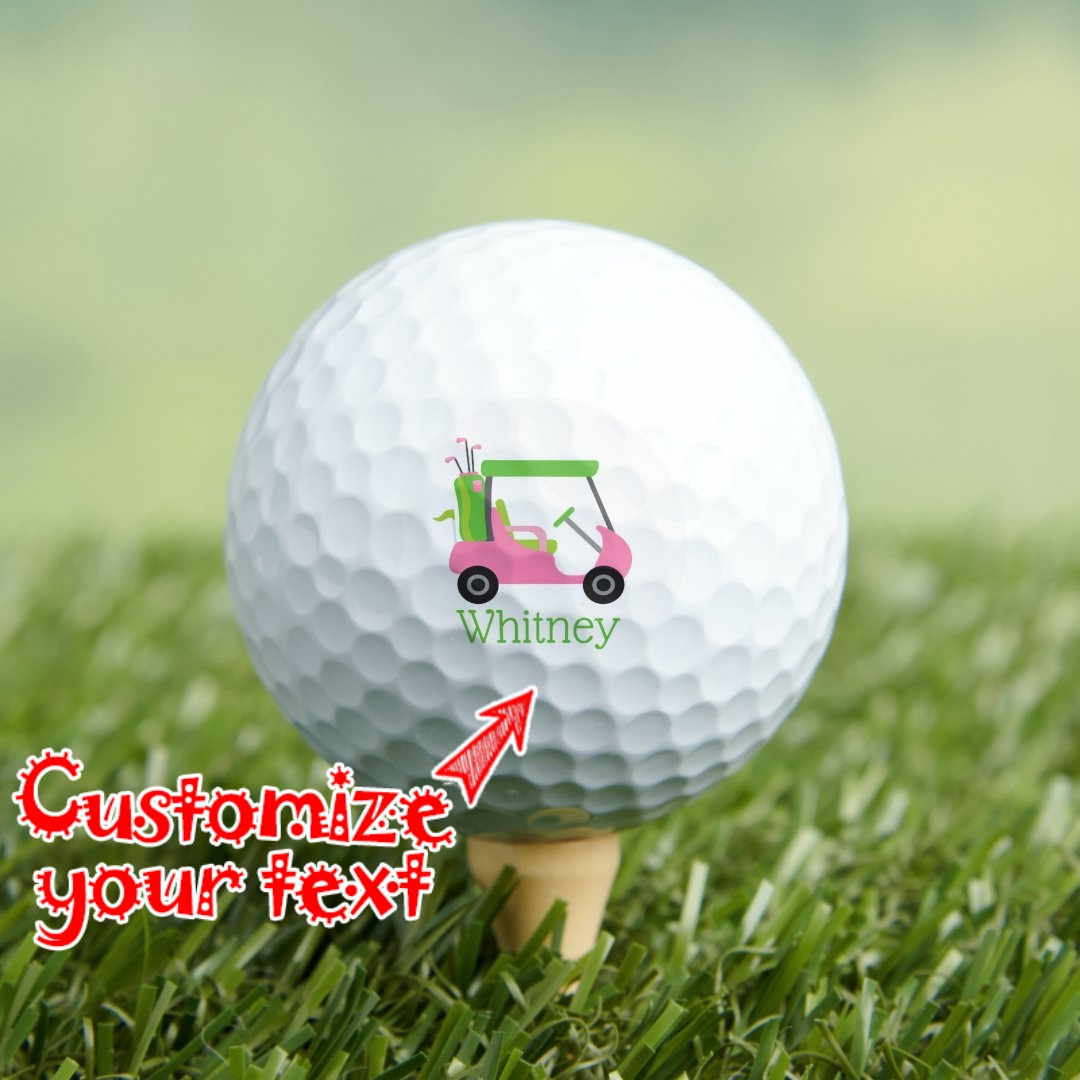 

3/6/12pcs Custom Golf Cart Personalized Golf Balls, Mother's Day Gift