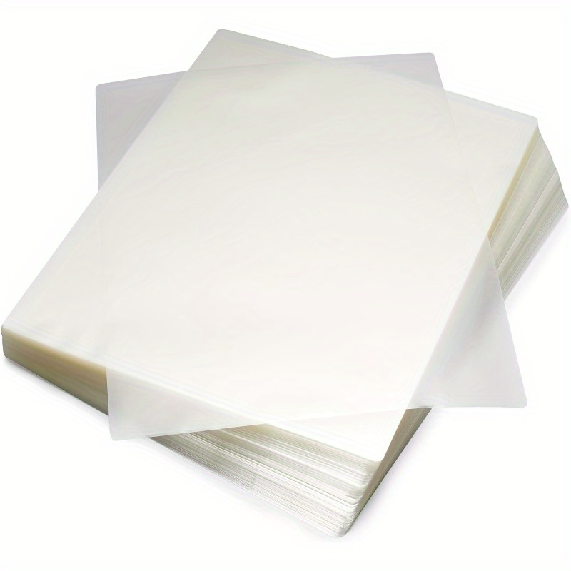 

Clear Plastic Paper Laminator Sheets - 9 X 11.5-inch, 50pcs/200pcs, 3mil