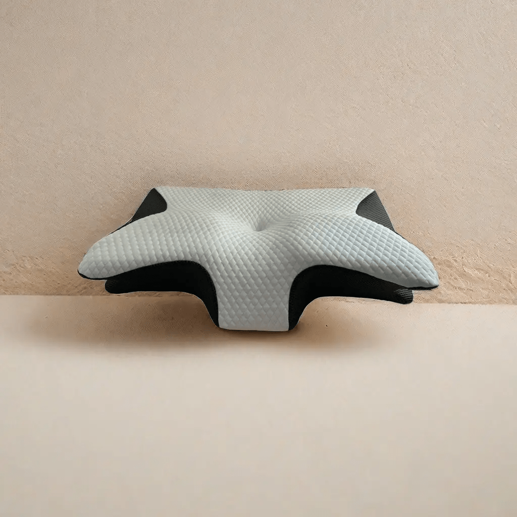 Image of 1pc Cervical Neck Pillow For Sleeping, Ergonomic Pillow Neck Cushion For Side, Back And Stomach Sleepers With Breathable Pillowcase Bedding Supplies Head Pad