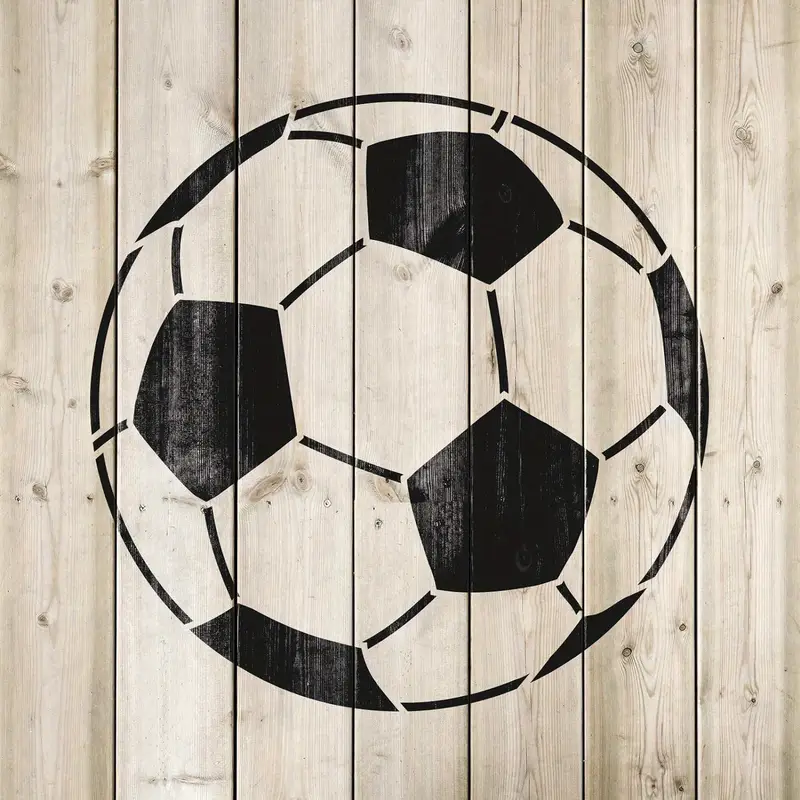 soccer stencil template football design plastic - Temu soccer-stencil-template-football-design-plastic-temu