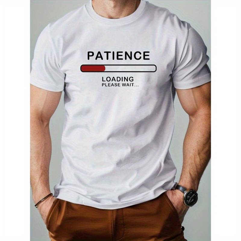 

Patience Loading Pure Cotton Men's Tshirt Comfort Fit