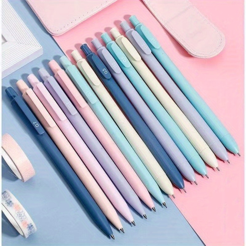 

10-piece 0.5mm Mechanical Pencils With Cute Macaron Holders - Refillable, Hb Lead, Perfect For Drafting & School Supplies