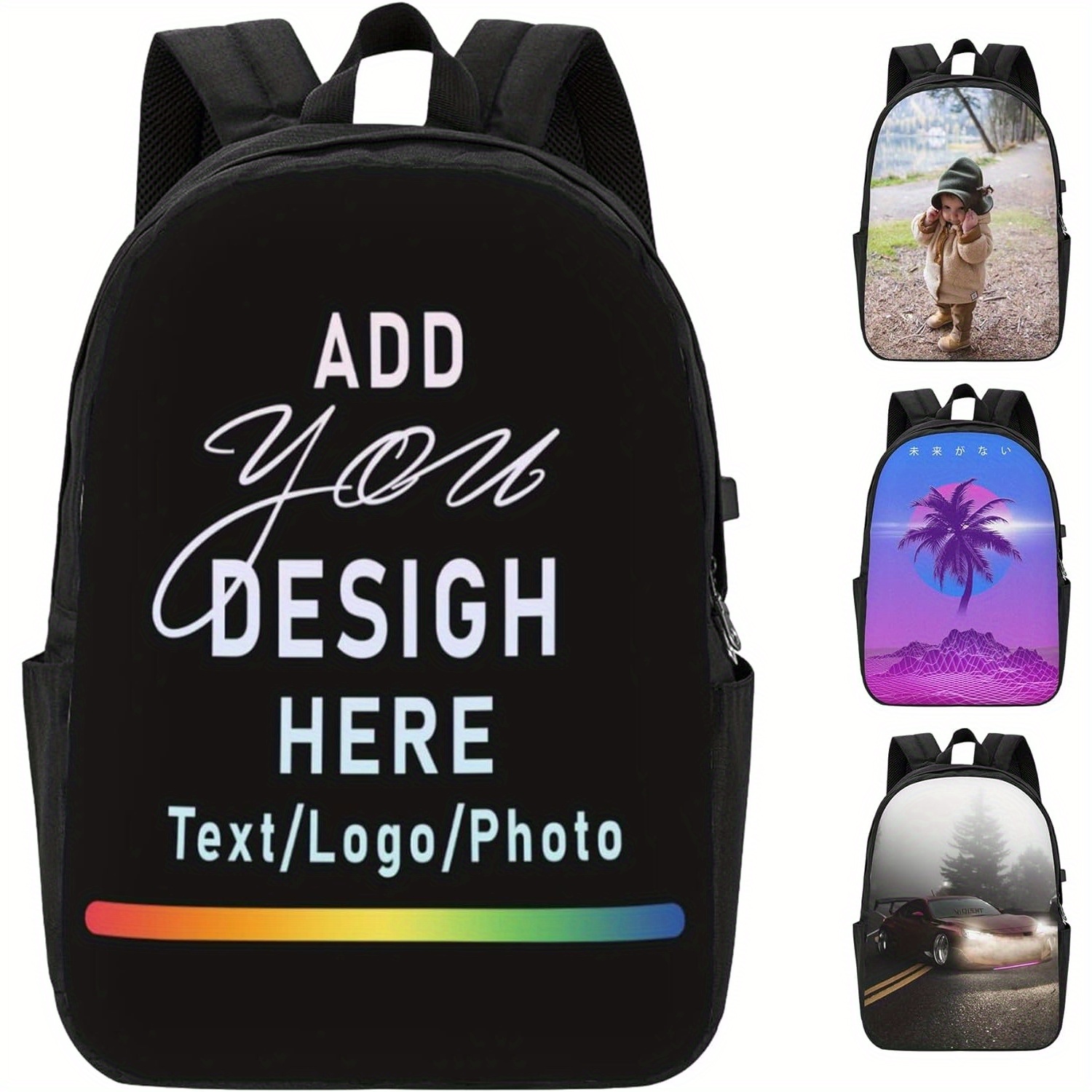 

Custom Personality Backpack For Men And Women, Lightweight Book Bag, Casual Backpack For School Travel Work