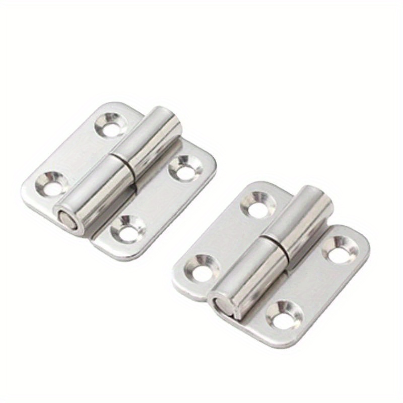 Polished Metal Hinges, Surface Mount Contemporary Style, Stainless ...