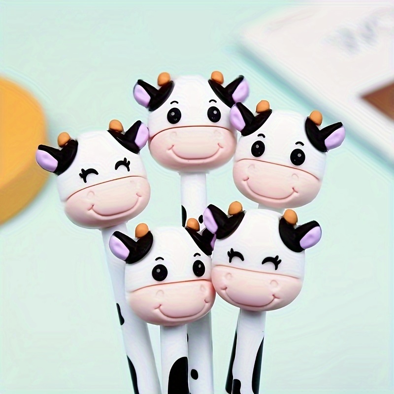 

Cute Cartoon Cow Gel Pen - Smooth 0.5mm Tip, Quick-dry - Ideal Gift For Teens & Adults