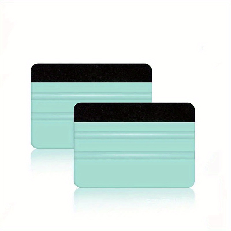 imagen del artículo 2/6/10 piezas herramientas de deshierbe para manualidades, espátula para vinilo, kits de espátula para vinilo mint, herramienta aplicadora de calcomanías para   de letreros, manualidades diy, ventanas