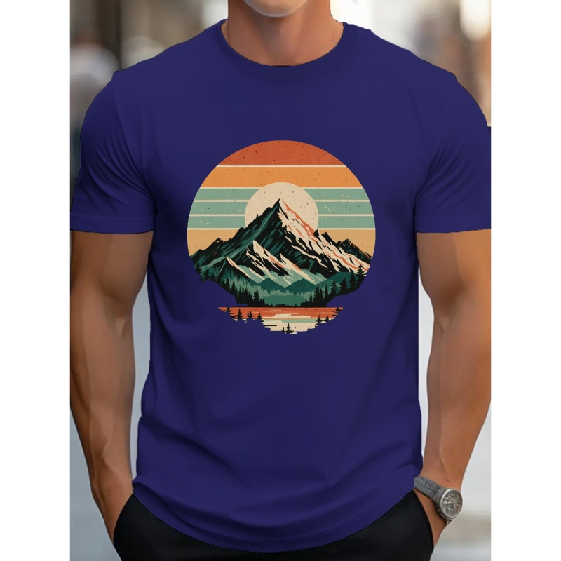 

Vintage Sunset Pure Cotton Men's T-shirt Fit