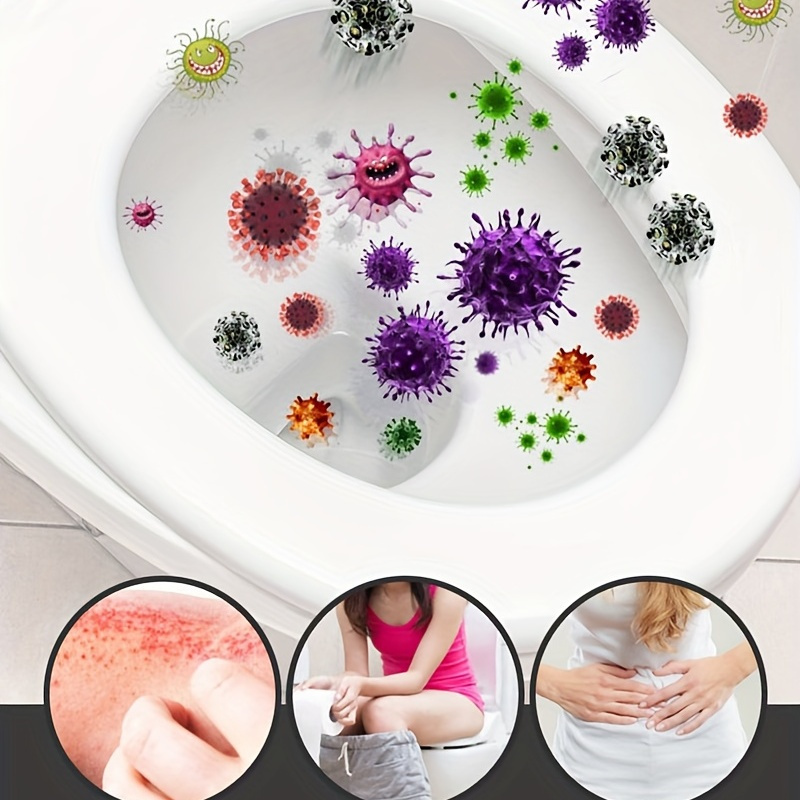 10 20 piece effervescent toilet bowl cleaner tablets stain odor removal no battery needed details 3