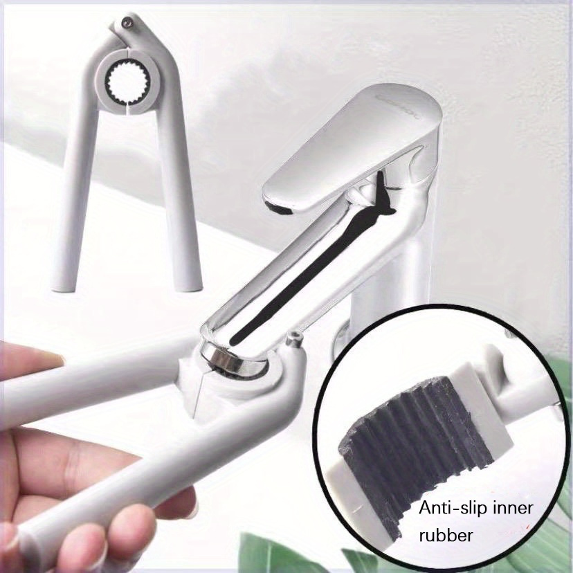 

1pc Faucet Wrench, Faucet Aerator, Special Torque Round Pipe Wrench, Removal Tool, Kitchen Basin Spout Filter Removal Tool, Bathroom Non-slip Loosener