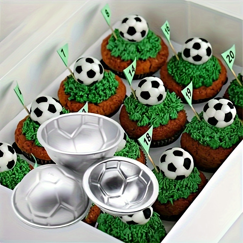 3d Football Soccer Ball Cake Mold Pan Decorating Half Temu