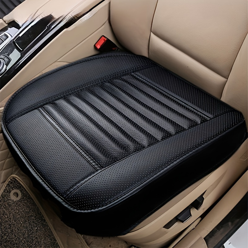 

Premium Breathable Faux Leather Car Seat Cover - Anti-slip, Hand Washable Auto Seat Protector For Office & Home Use