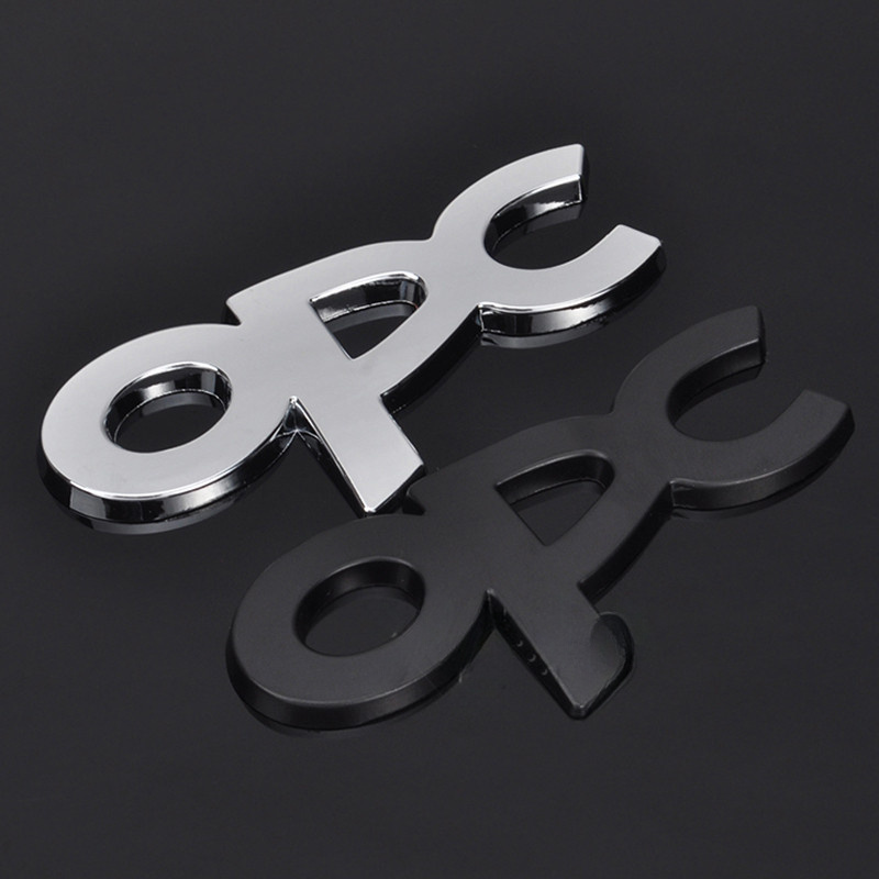 

Durable Metal Opc Logo Emblem - Easy Install Auto Badge Decal For Astra, Zafira, Corsa & More