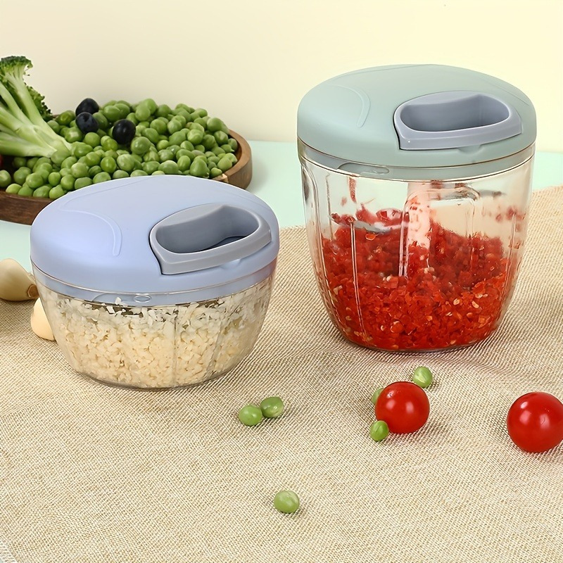 

Versatile Manual Garlic Masher & Vegetable Chopper - Durable Plastic, Food-safe Kitchen Gadget For Easy Prep