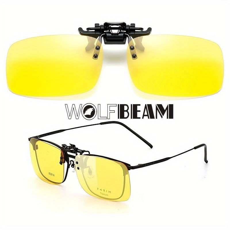 

Stylish Polarized Night Vision Clip-on Fashion Glasses For - ,