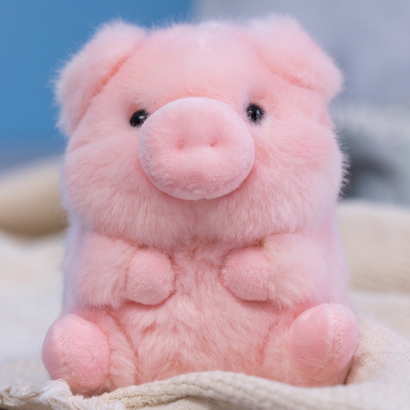豚のぬいぐるみ ピンク 愛らしいピンクの子豚ぬいぐるみ ソフトポリエステル ＆ギフトに