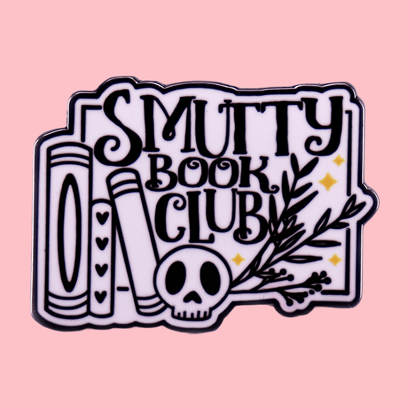 

1pc "dirty Reading Club" Personalized Brooch Badge For Dark Chest Badge For Clothes, Hats And Backpacks