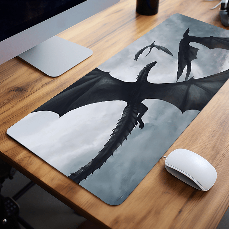 

Dragon Thrones Tv Large Gaming Mouse Pad Office Desk Mat Computer Keyboard Pad Non-slip Office Desk Room Decor Accessories Birthday Gifts For Fans