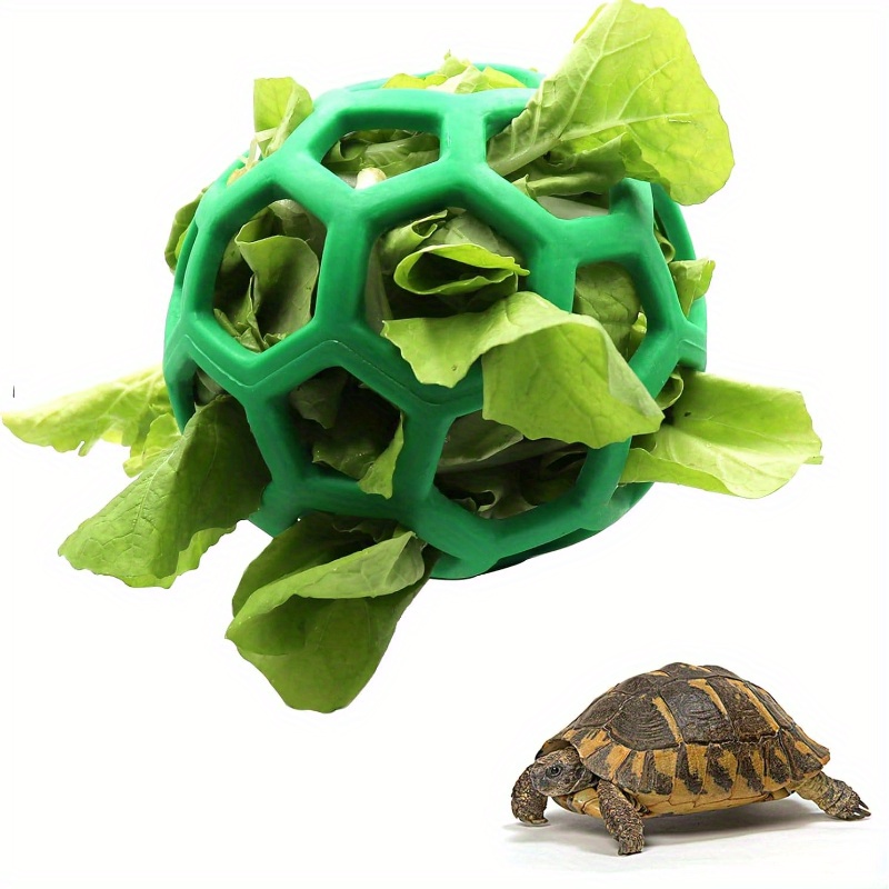 

Treat Ball Toy - Hanging Hay & Vegetable Feeder For Small Pets, Pp Material, Ideal For Turtles & Amphibians