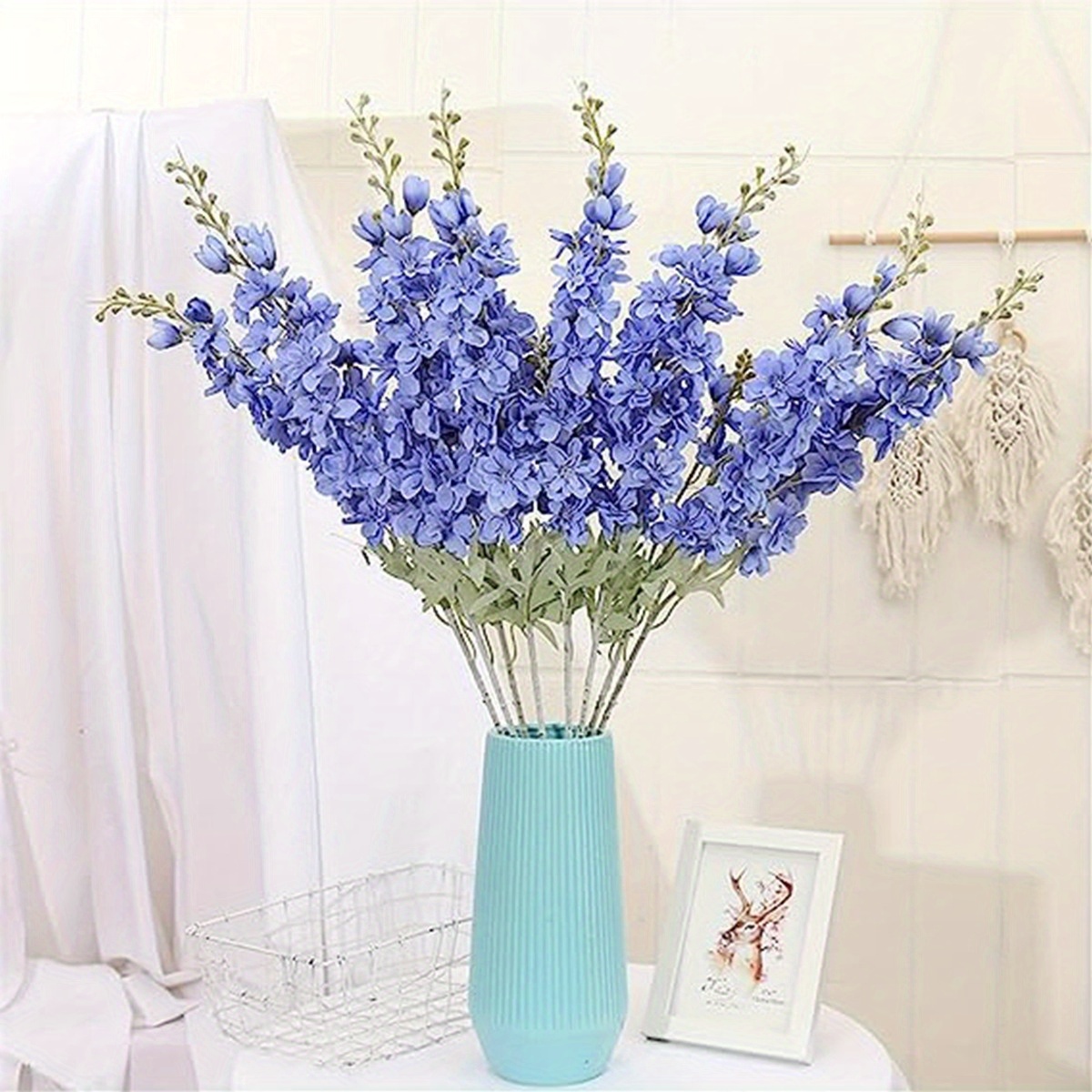 

6pcs Flowers Artificial Flowers Silk Flowers Flower 33.5in Long Stem Artificial Flowers For Tall Vase For Home Garden Arrangement Decoration