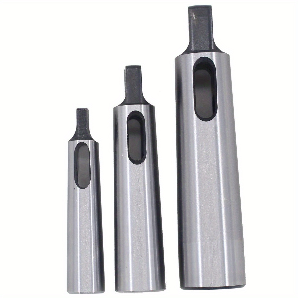 

3pcs Mt1 To Mt2, Mt2 To Mt3, Mt3 To Mt4 Taper Drill Sleeve Reducing Adapter For Lathe Milling