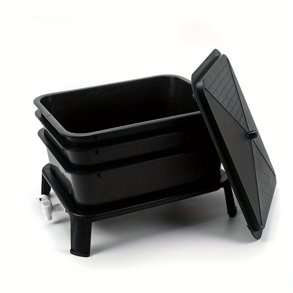 4 tray Worm Composting Bin Coco Coir Brick Pp Material Temu Canada