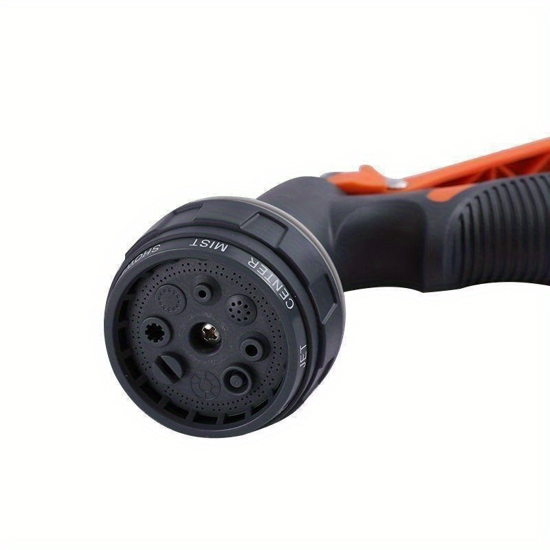 

8-in-1 High-pressure Water Gun - Portable Spray Nozzle For Garden, Lawn, Car Wash & Home Cleaning - Durable Abs Material