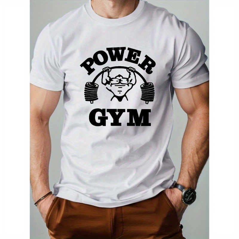 

Gym Fitness Power Gym G500 Pure Cotton Men's Tshirt Comfort Fit