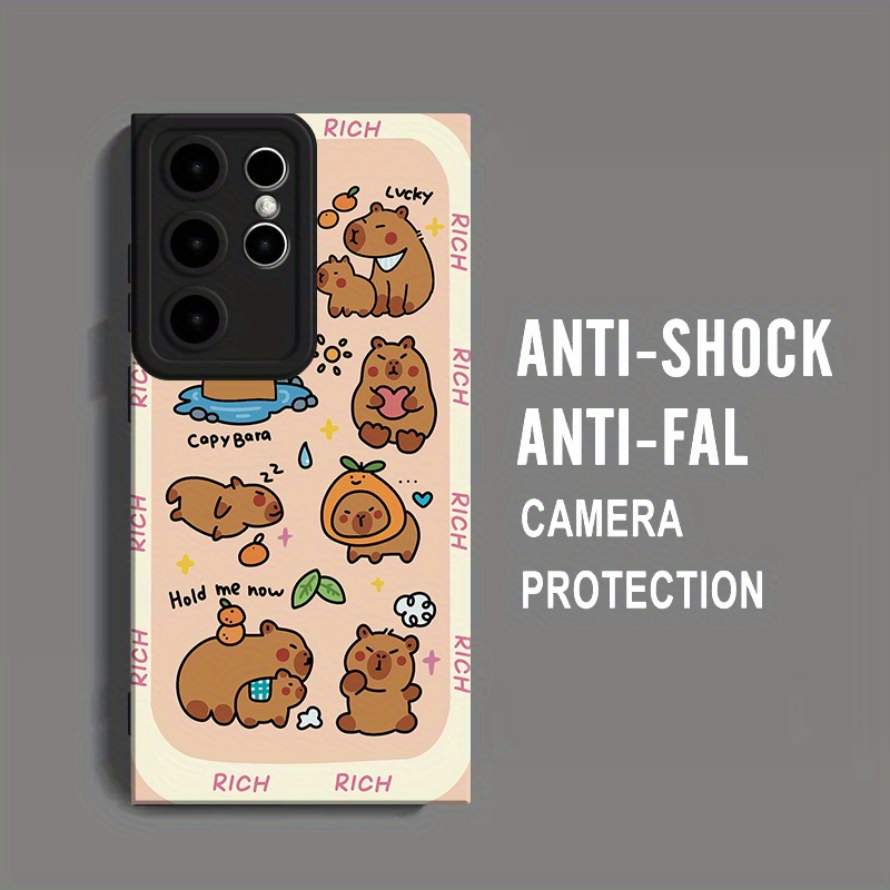 

Chic Brown Bear Tpu Phone Case For Samsung A54/a53/a52 & More - Ultimate Protection With Style
