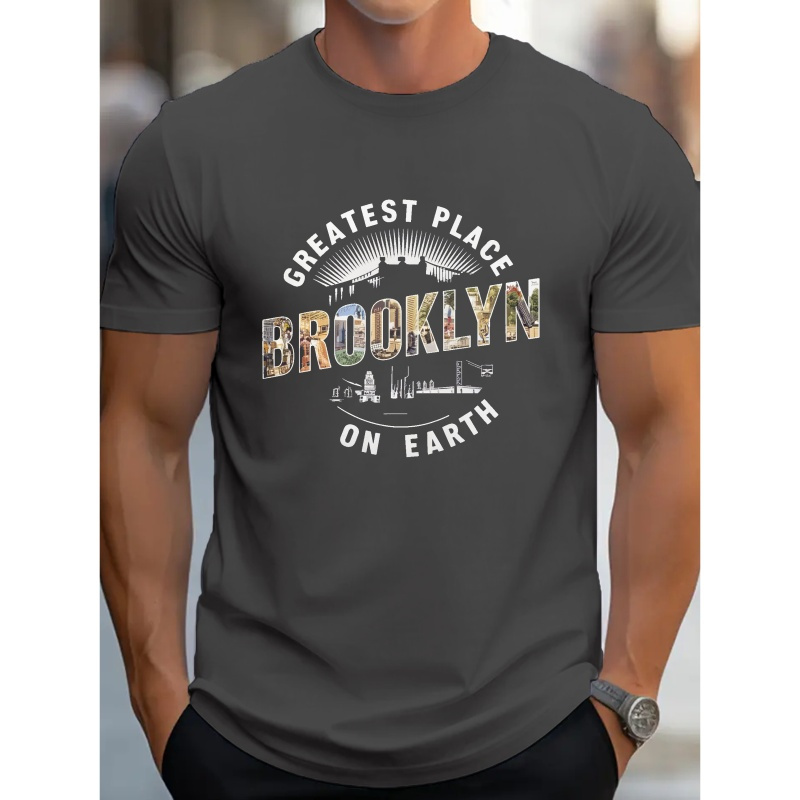 

Vintage Brooklyn Landmarks T Shirt G500 Pure Cotton Men's T-shirt Comfort Fit